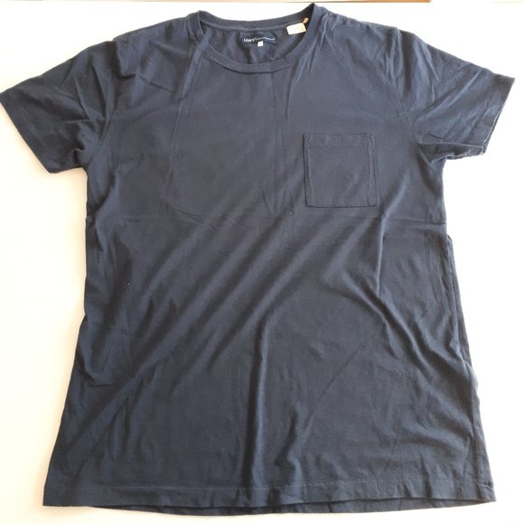Levi’s Made & Crafted Cashmere Pocket Tee Navy L - Picture 1 of 5